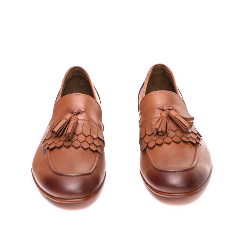 LAST PAIR KFG Chewy Loafers Triple Fringe tassel - Picture 7 of 8